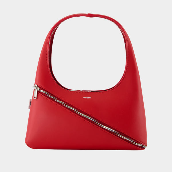 Sac À Main Zip - Coperni - Cuir - Rouge