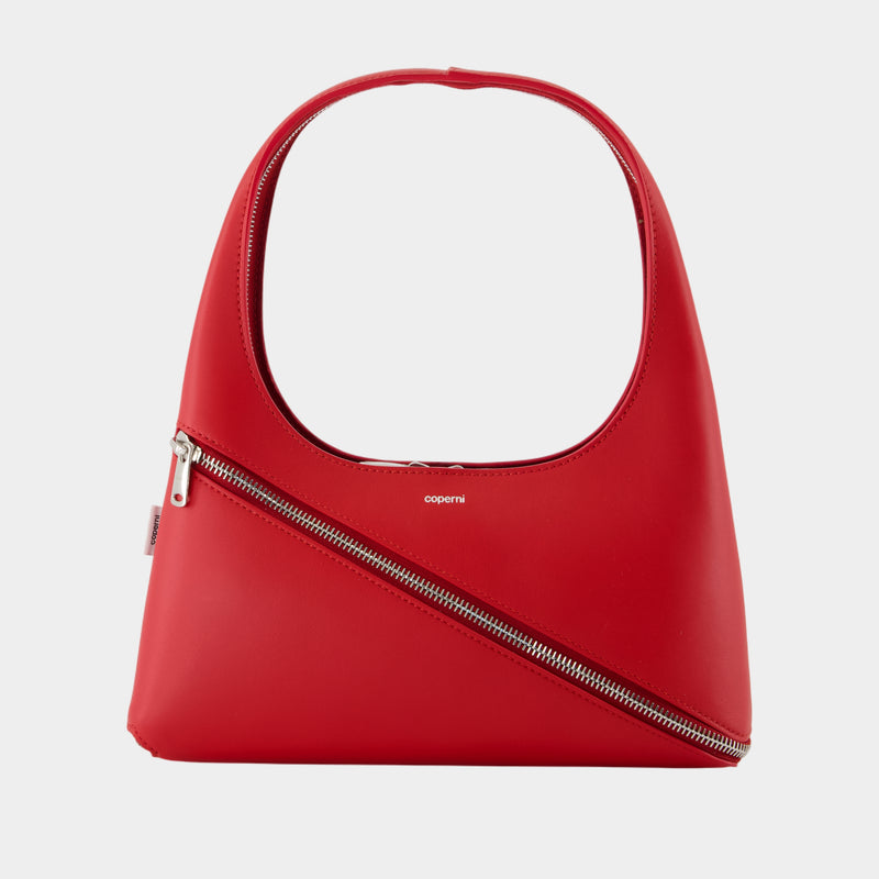 Sac À Main Zip - Coperni - Cuir - Rouge