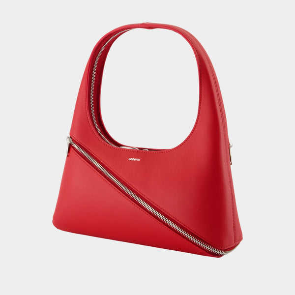 Sac À Main Zip - Coperni - Cuir - Rouge