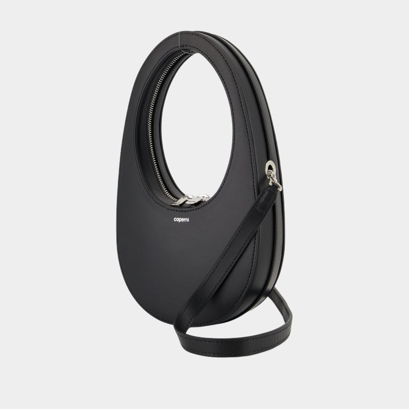 Sac À Main Mini Swipe - Coperni - Cuir - Noir