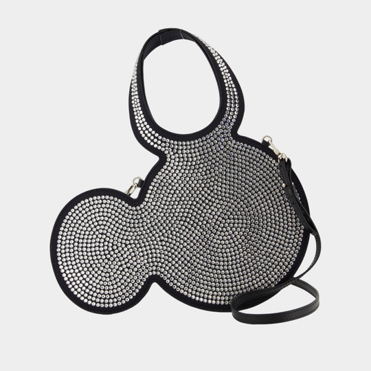 Sac À Bandoulière Mini Mickey - Coperni x Disney - Satin - Noir
