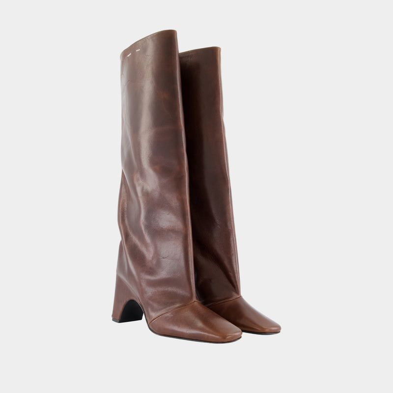 Bottes Bridge - Coperni - Cuir - Marron