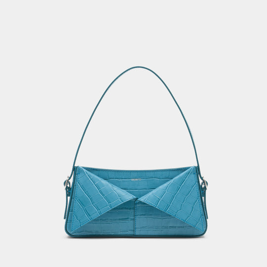 Sac À Main Croco Belt  - Coperni - Cuir - Bleu