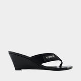 Sandales Wedge - Coperni - Synthétique - Noir