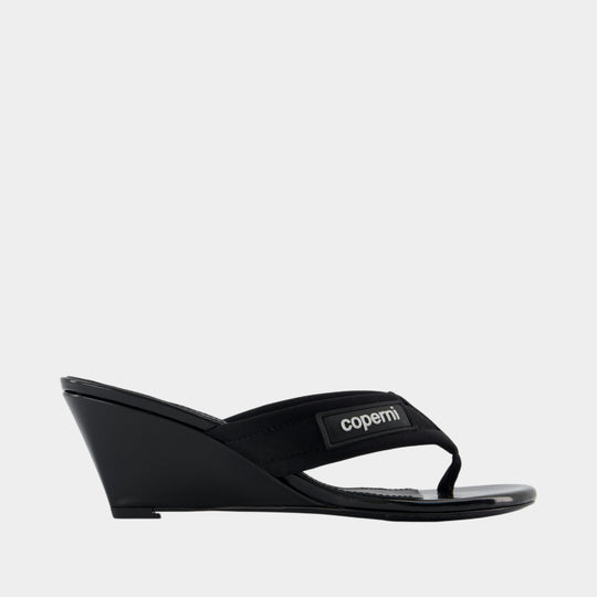 Sandales Wedge - Coperni - Synthétique - Noir