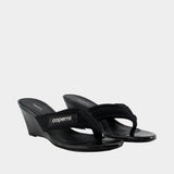 Sandales Wedge - Coperni - Synthétique - Noir