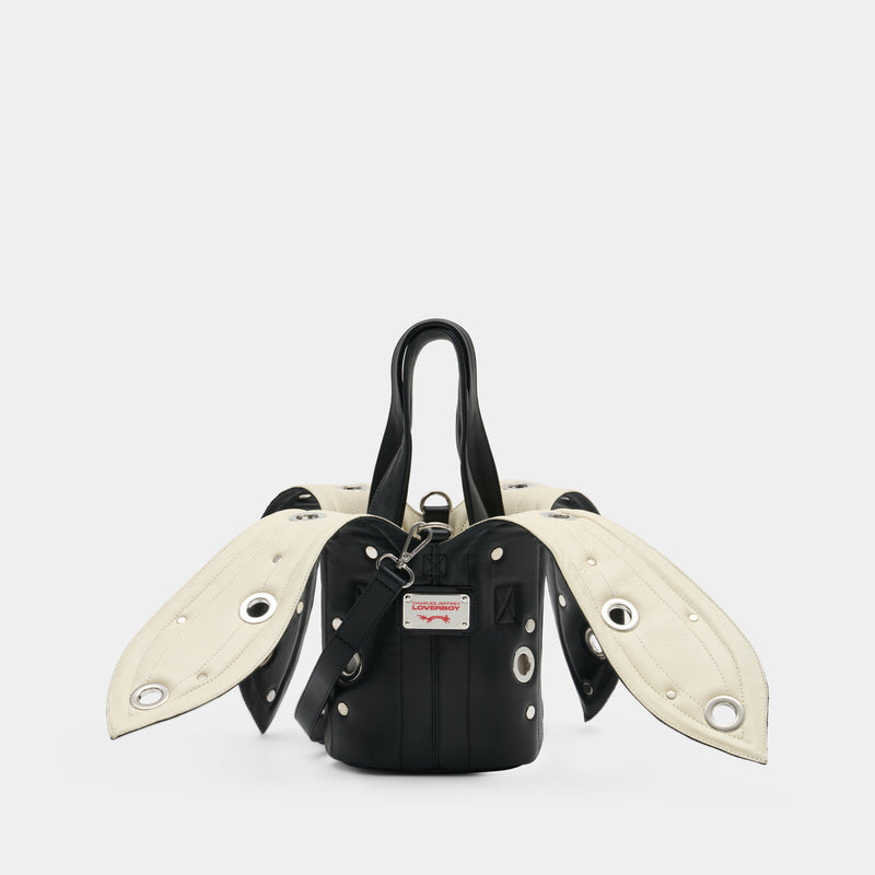 Sac À Main Banana - Charles Jeffrey Loverboy - Cuir - Noir
