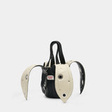 Sac À Main Banana - Charles Jeffrey Loverboy - Cuir - Noir
