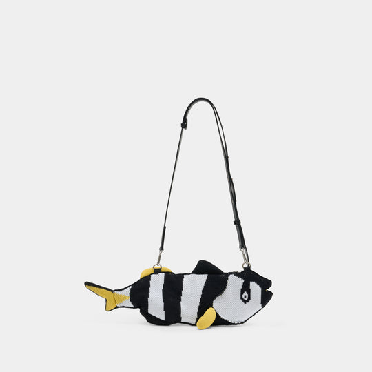 Cabas Fish - Charles Jeffrey Loverboy - Coton - Noir