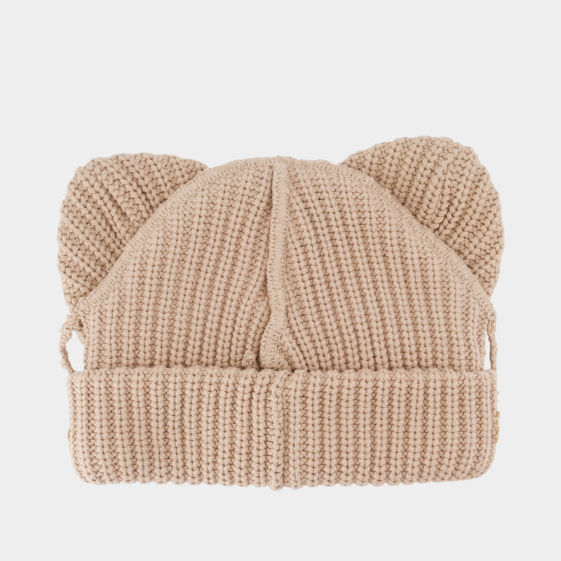 Bonnet Artisanal Ears - Charles Jeffrey Loverboy - Coton - Beige