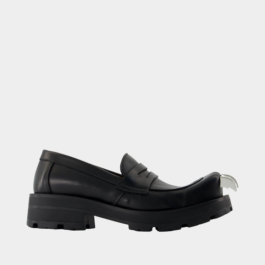 Moccasins Moggies With Claws - Charles Jeffrey Loverboy - Cuir - Noir