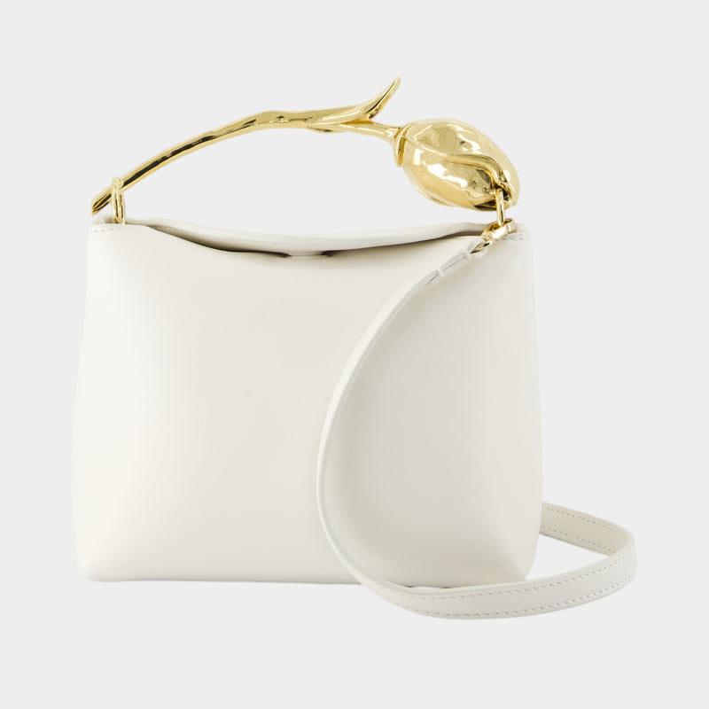 Sac À Main Mini Bloom - ERDEM - Cuir - Blanc