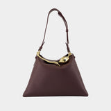 Sac Porté Épaule Large Bloom - ERDEM - Cuir - Marron