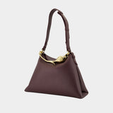 Sac Porté Épaule Large Bloom - ERDEM - Cuir - Marron