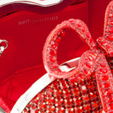 Pochette Crystal Heart - SELF PORTRAIT - Métal - Rouge