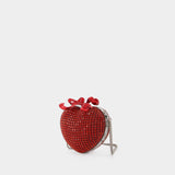 Pochette Crystal Heart - SELF PORTRAIT - Métal - Rouge