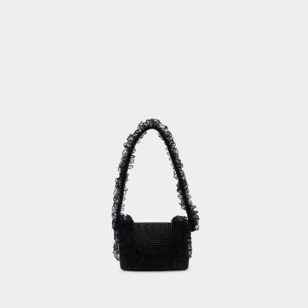 Sac À Main Crystal Lace Detail - SELF PORTRAIT - Synthétique - Noir