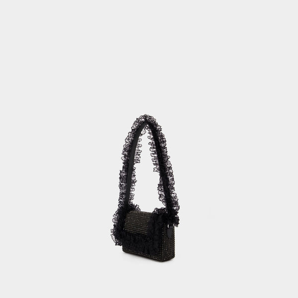 Sac À Main Crystal Lace Detail - SELF PORTRAIT - Synthétique - Noir