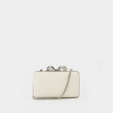 Pochette Pearl Box - SELF PORTRAIT - Synthétique - Blanc