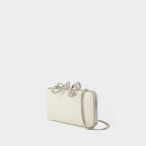 Pochette Pearl Box - SELF PORTRAIT - Synthétique - Blanc