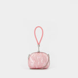 Pochette Pearl Top Handle - SELF PORTRAIT - Synthétique - Rose