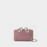 Pochette Crystal Box - SELF PORTRAIT - Synthétique - Rose