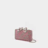 Pochette Crystal Box - SELF PORTRAIT - Synthétique - Rose