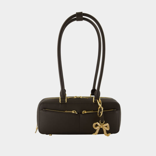 Sac Porté Épaule With Charm - SELF PORTRAIT - Cuir - Marron