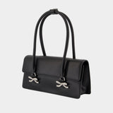 Sac Porté Épaule Soft - SELF PORTRAIT - Cuir - Noir
