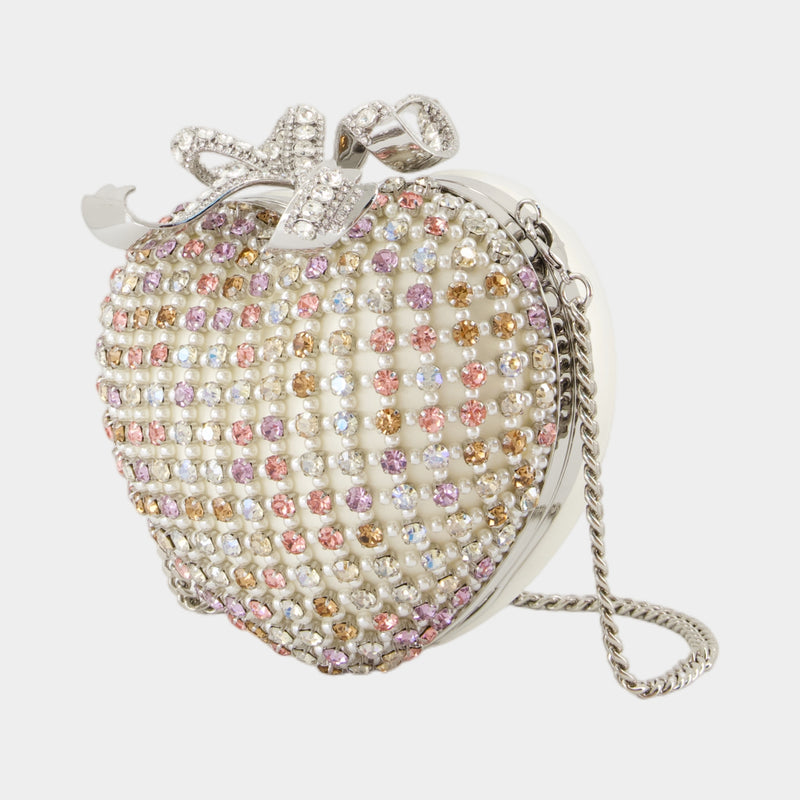 Pochette Crystal Heart - SELF PORTRAIT - Métal - Multi