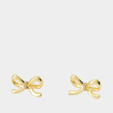 Boucles D'oreilles Bow - SELF PORTRAIT - Métal - Doré