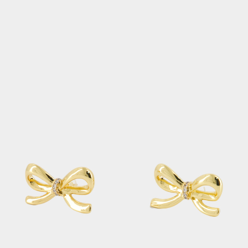 Boucles D'oreilles Bow - SELF PORTRAIT - Métal - Doré