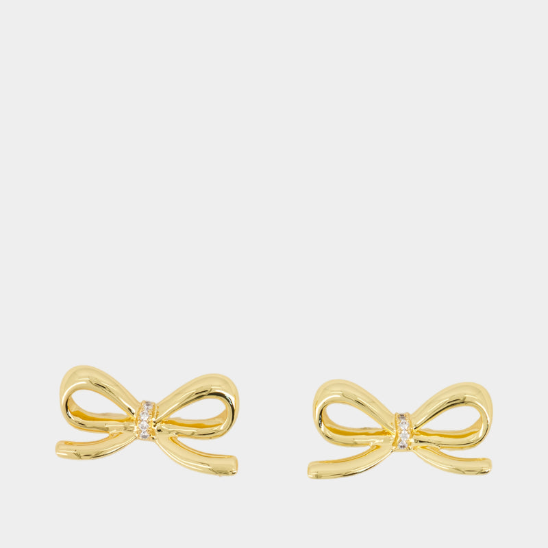 Boucles D'oreilles Bow - SELF PORTRAIT - Métal - Doré