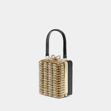 Sac À Main Micro - SELF PORTRAIT - Métal - Doré