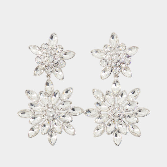 Boucles D'oreilles Tiered - SELF PORTRAIT - Métal - Argenté