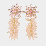 Boucles D'oreilles Cluster Flower - SELF PORTRAIT - Métal - Rose
