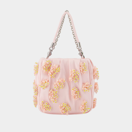 Sac À Main Floral Beaded - SELF PORTRAIT - Synthétique - Rose