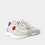 Sneakers Stade - Casablanca - Cuir - Gris