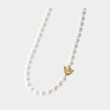 Collier Lotus Pearl - Casablanca - Perles - Blanc