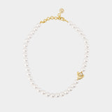 Collier Lotus Pearl - Casablanca - Perles - Blanc