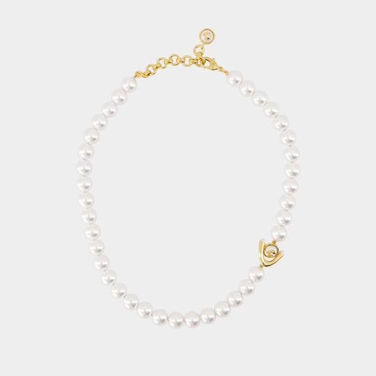 Collier Lotus Pearl - Casablanca - Perles - Blanc