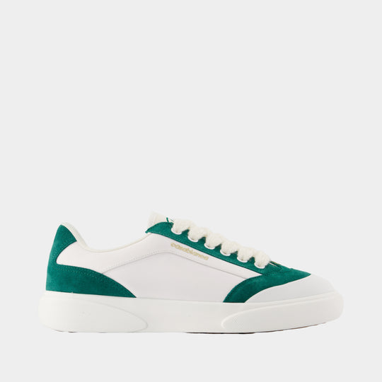 Sneakers Del Mar - Casablanca - Cuir - Vert
