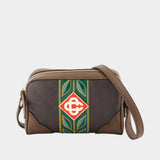 Sac À Bandoulière Monogramme - Casablanca - Toile - Marron