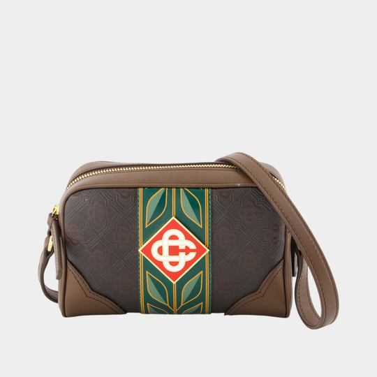 Sac À Bandoulière Monogramme - Casablanca - Toile - Marron
