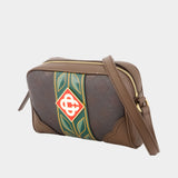 Sac À Bandoulière Monogramme - Casablanca - Toile - Marron