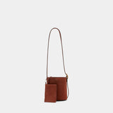 Sac Porté Épaule Bleecker 21 - Coach - Cuir - Marron
