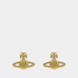 Boucles D'oreilles Grace Stud - Vivienne Westwood - Métal - Doré