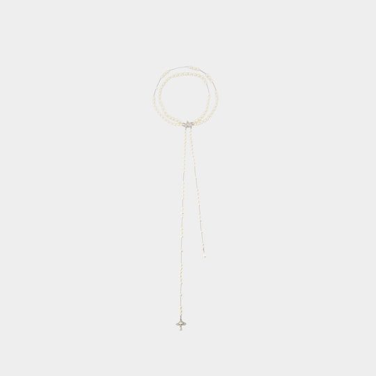 Collier Broken Pearl - Vivienne Westwood - Métal - Argenté