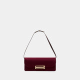 Pochette Dorian East West - Victoria Beckham - Synthétique - Bordeaux