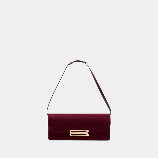 Pochette Dorian East West - Victoria Beckham - Synthétique - Bordeaux